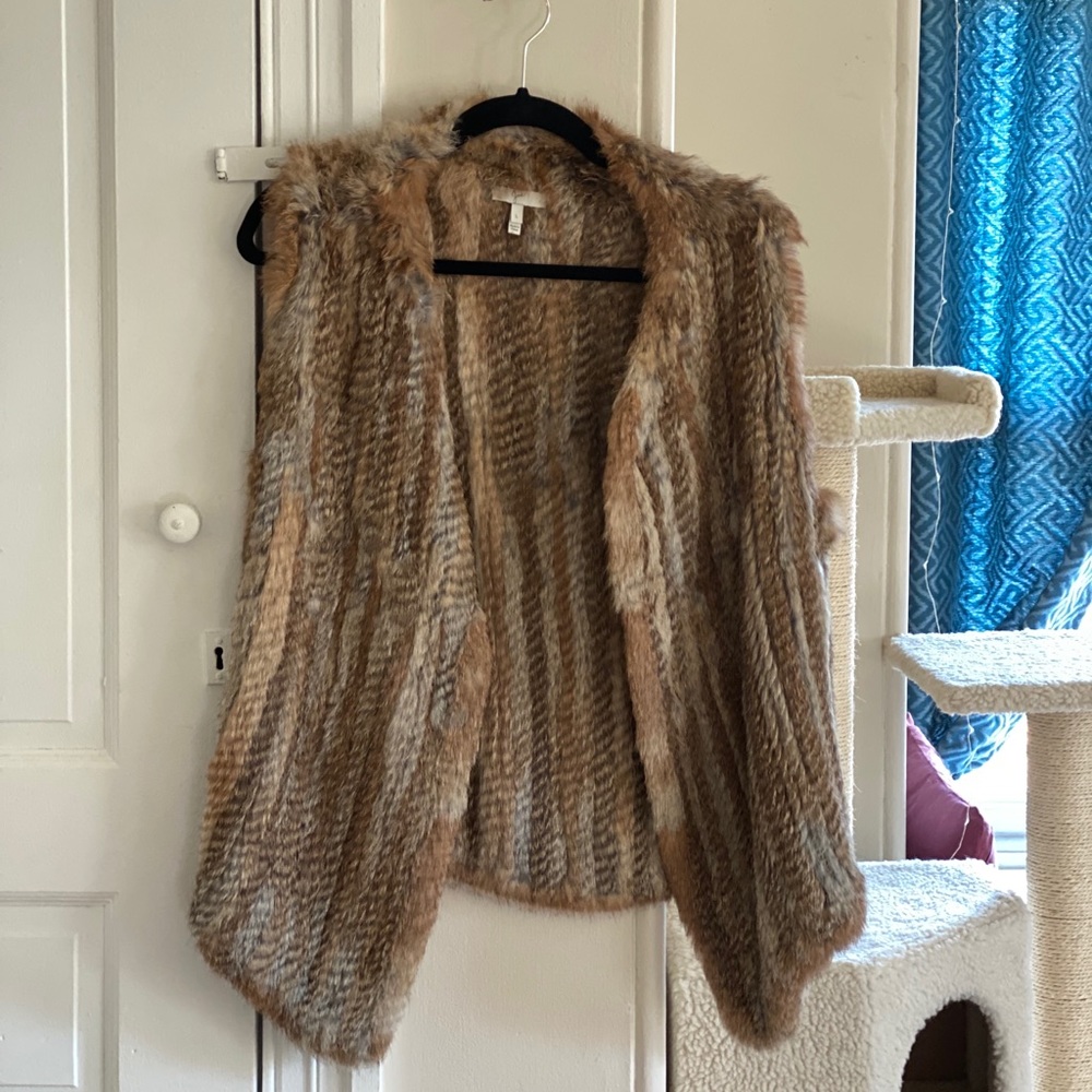COPY - Joie rabbit fur vest